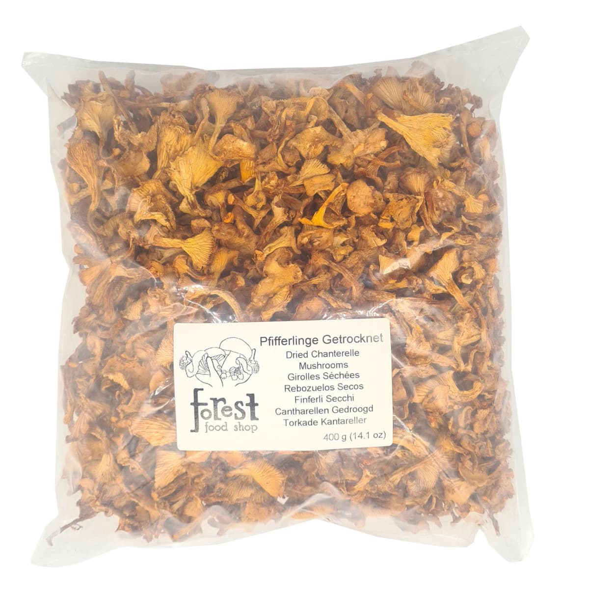 Dried Chanterelle Mushrooms 400 grams
