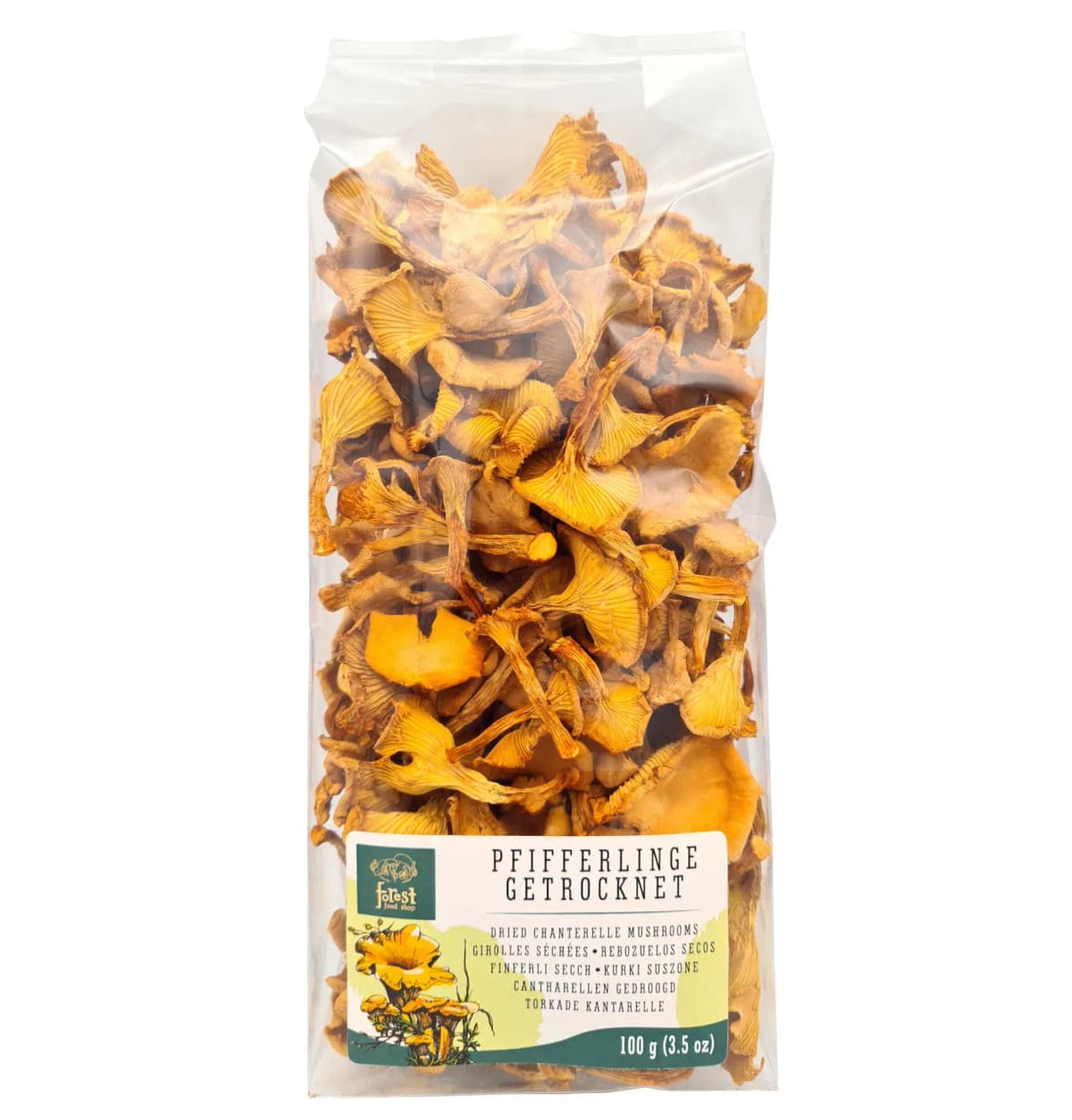 Dried Chanterelle Mushrooms 100 grams thumbnail 1